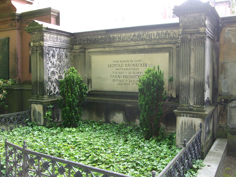 La tumba de Kronecker (St Matthäus, Berlín)