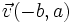 \vec{v}(-b,a)