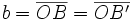 b=\overline{OB}=\overline{OB'}