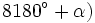 8180^\circ+\alpha)\;