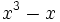 x^3-x\;