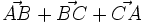 \vec{AB}+\vec{BC}+\vec{CA}