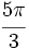 \cfrac{5\pi}{3}