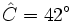 \hat C=42^\circ