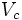 V_c \;\!