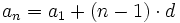 a_n=a_1+(n-1) \cdot d