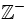 \mathbb{Z}^-