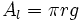 A_l=\pi rg\;\!