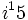 i^15\;