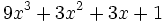 9x^3+3x^2+3x+1\;