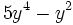 5y^4-y^2\;