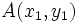 A(x_1,y_1)\;