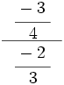 \cfrac{~~ \cfrac{-3~}{4} ~~}{\cfrac{-2~}{3}}\;