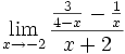 \lim_{x \to -2} \frac{\frac{3}{4-x}-\frac{1}{x}}{x+2}