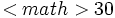 <math>30º\;