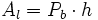 A_l=P_b \cdot h