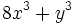 8x^3+y^3\;