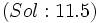 (Sol: 11.5)\;\!