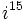 i^{15}\;