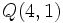 Q(4,1)\,