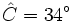 \hat C=34^\circ