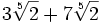 3\sqrt[5]{2}+7\sqrt[5]{2}