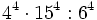 4^4 \cdot 15^4 :6^4