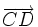 \overrightarrow{CD}