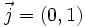 \vec{j}=(0,1)