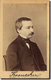 Leopold Kronecker.